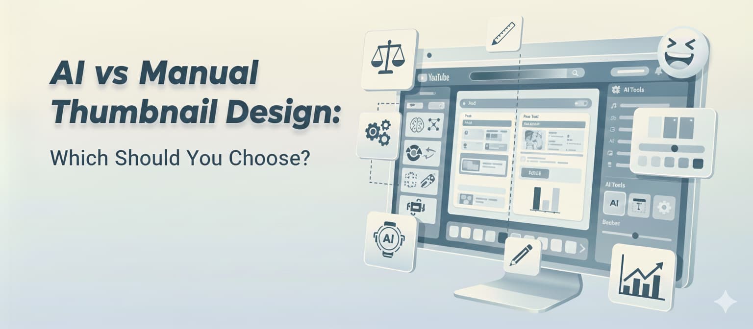 AI vs Manual Thumbnail Design: Which Should You Choose?