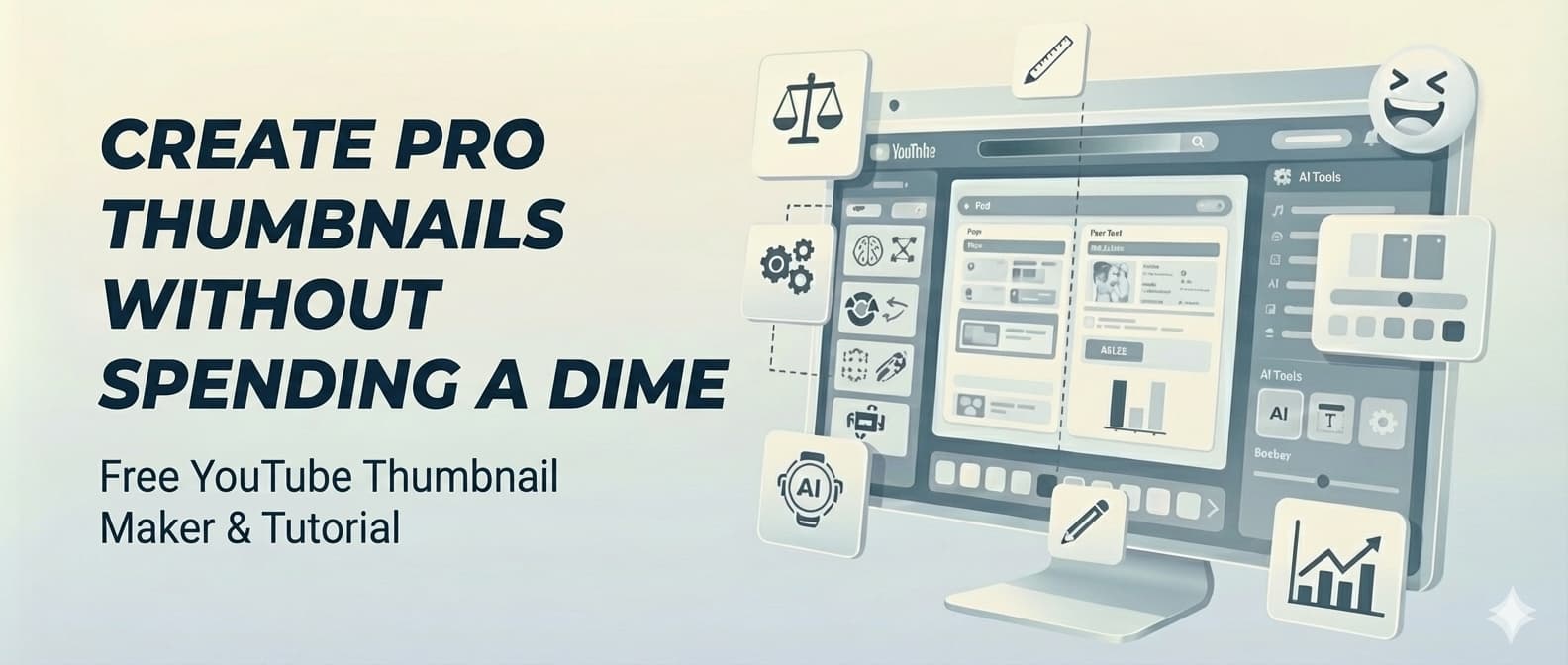 Free YouTube Thumbnail Maker: Create Pro Thumbnails Without Spending a Dime